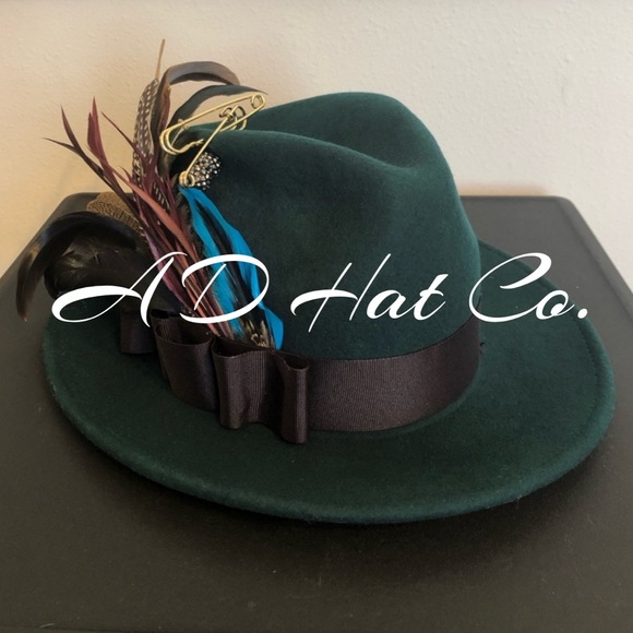 Custom-Made Felt Fedora Hat - “Pimping Ain’t Easy” - Picture 2 of 9